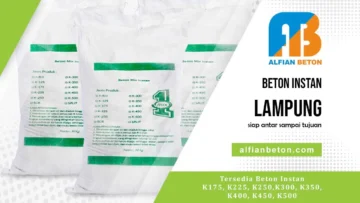 Harga Beton Instan Lampung
