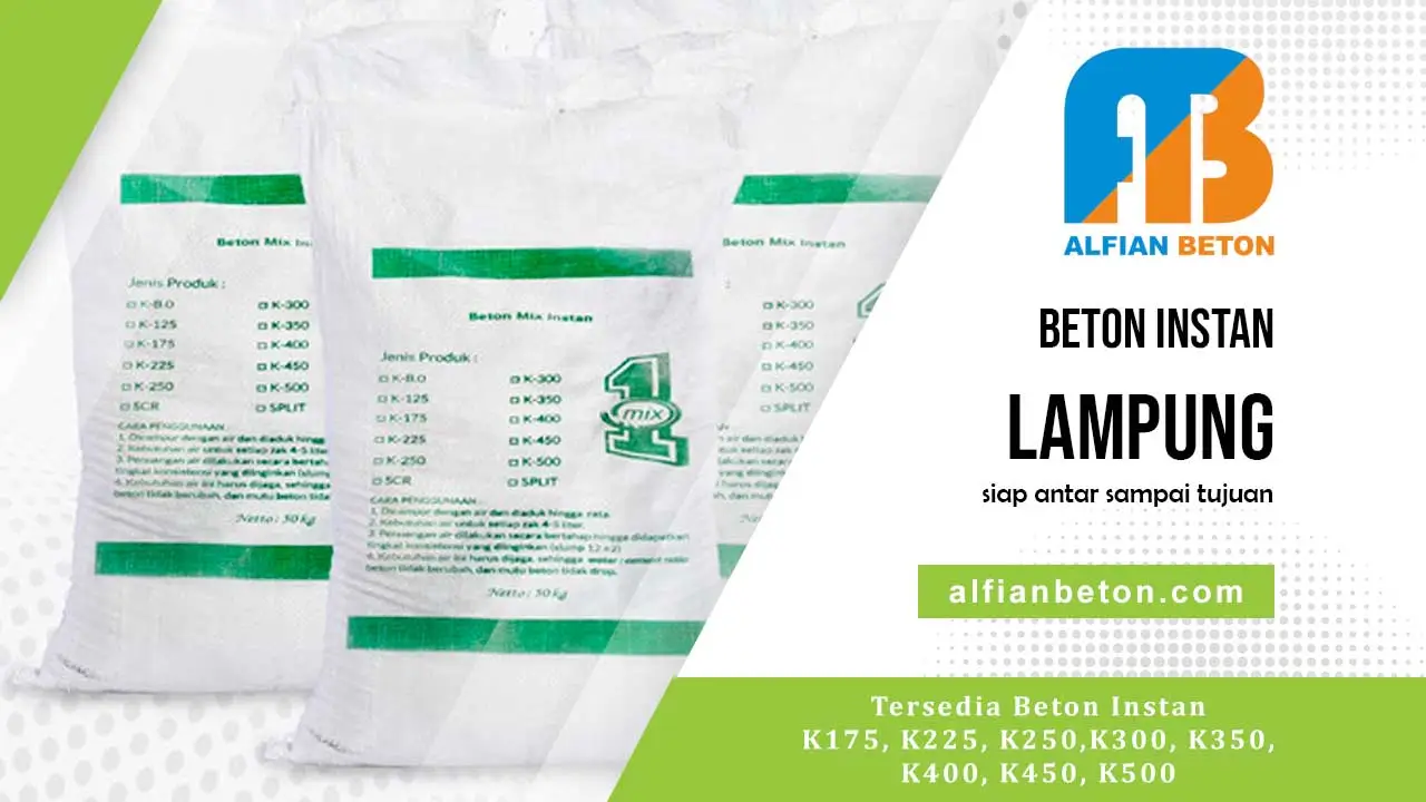 Harga Beton Instan Lampung