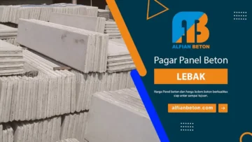 Harga Pagar Panel Beton LEBAK