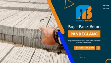 Harga Pagar Panel Beton PANDEGLANG