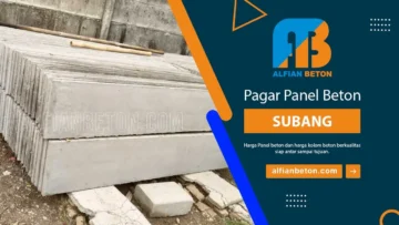 Harga Pagar Panel Beton SUBANG