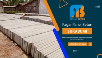 Harga Pagar Panel Beton SUKABUMI