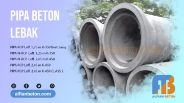 Harga Pipa Beton RCP Lebak
