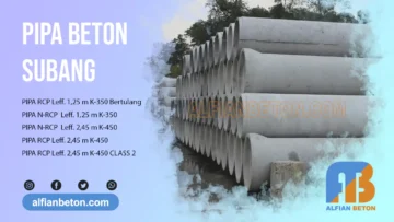 Harga Pipa Beton RCP Subang