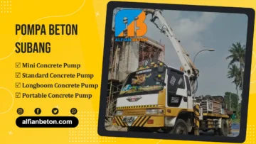 Harga Sewa Pompa Beton Subang